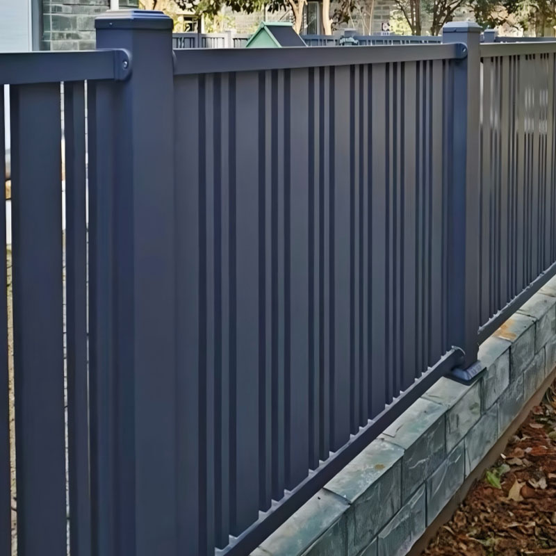 Piano Key Design Aluminum Privacy Fence