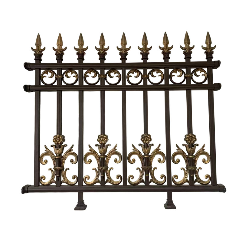 Classic 3 Spear Top Rail Aluminum Alloy Perimeter Fence