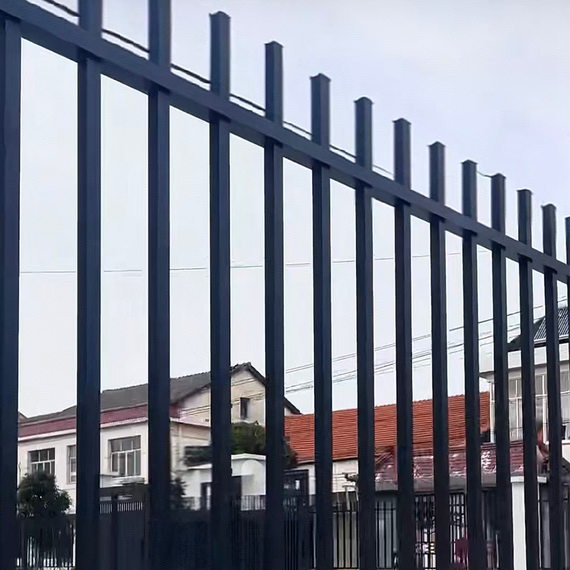 2 Rail Flat Top Aluminum Alloy Perimeter Fence