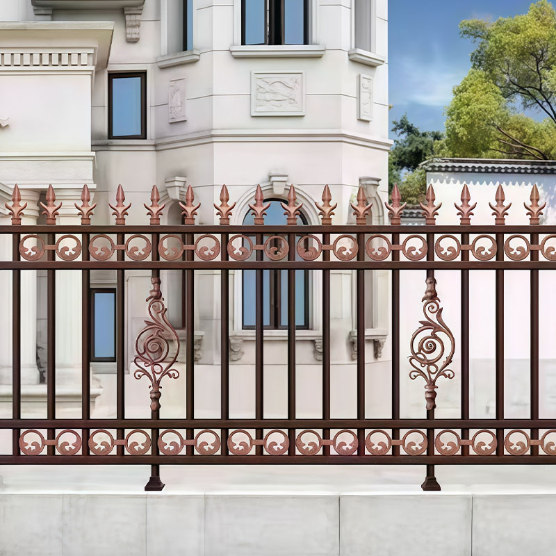 Classic 4 Spear Top Rail Aluminum Alloy Perimeter Fence
