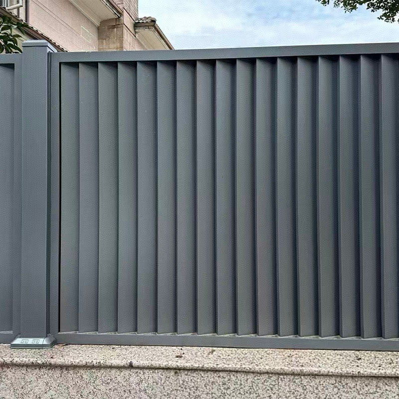 Vertical Slat Aluminum Privacy Fence