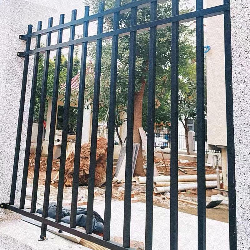 3 Rail Flat Top Aluminum Alloy Perimeter Fence
